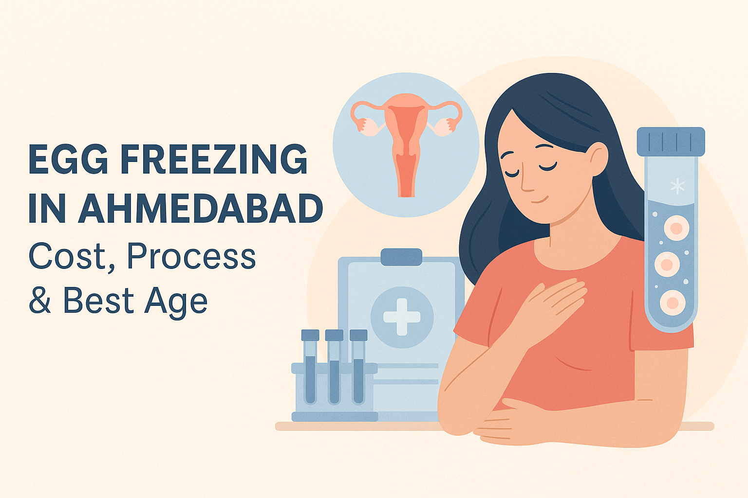 Egg Freezing in Ahmedabad – Fertility preservation process at Neev IVF Center.